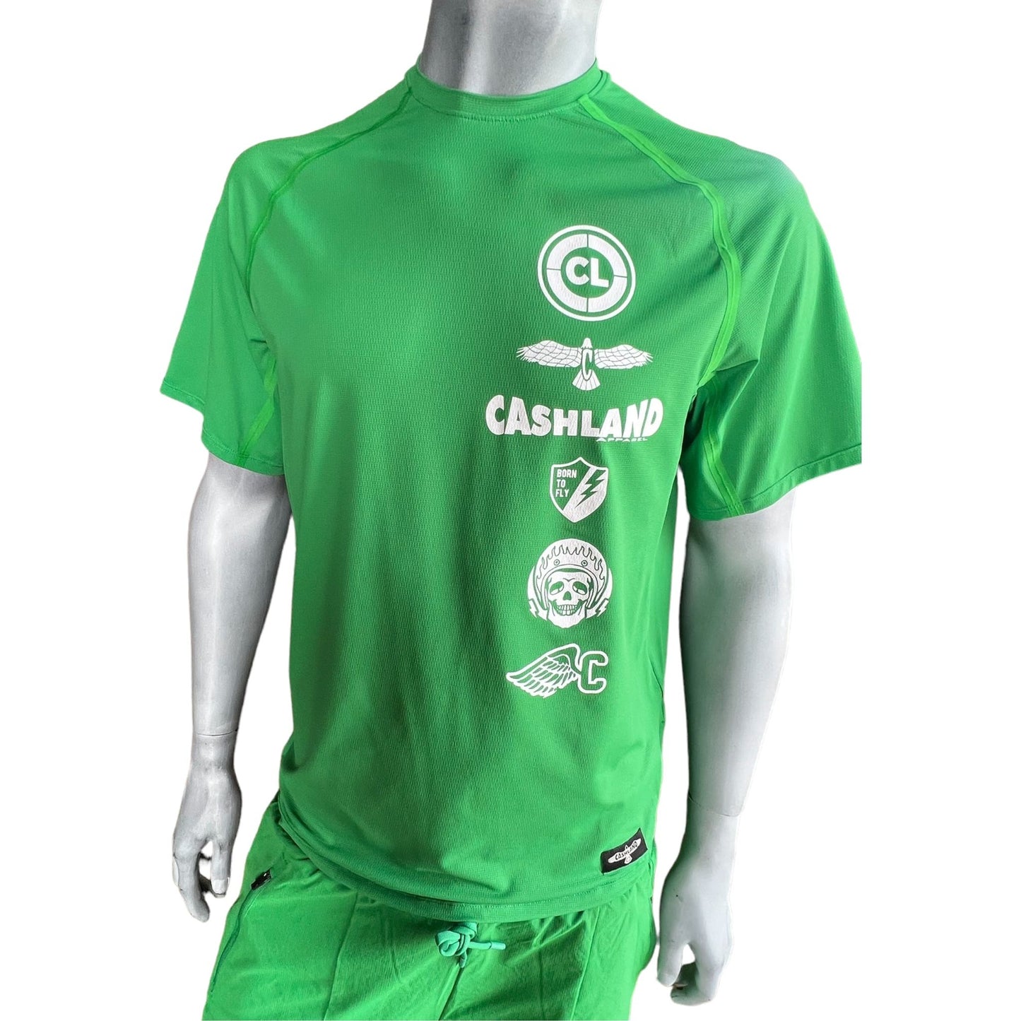 IRON EAGLE SURGE TSHIRT : Green . White