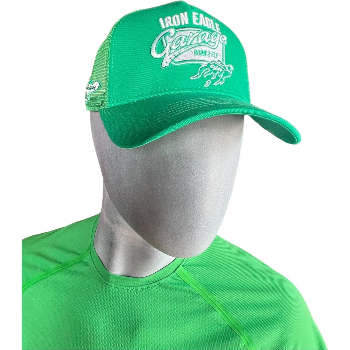 IRON EAGLE SURGE TSHIRT : Green . White