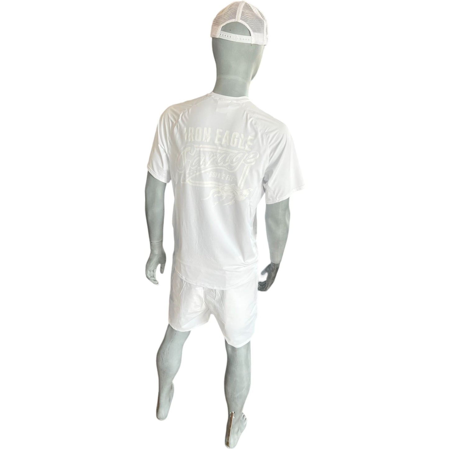 IRON EAGLE SURGE TSHIRT : White . White
