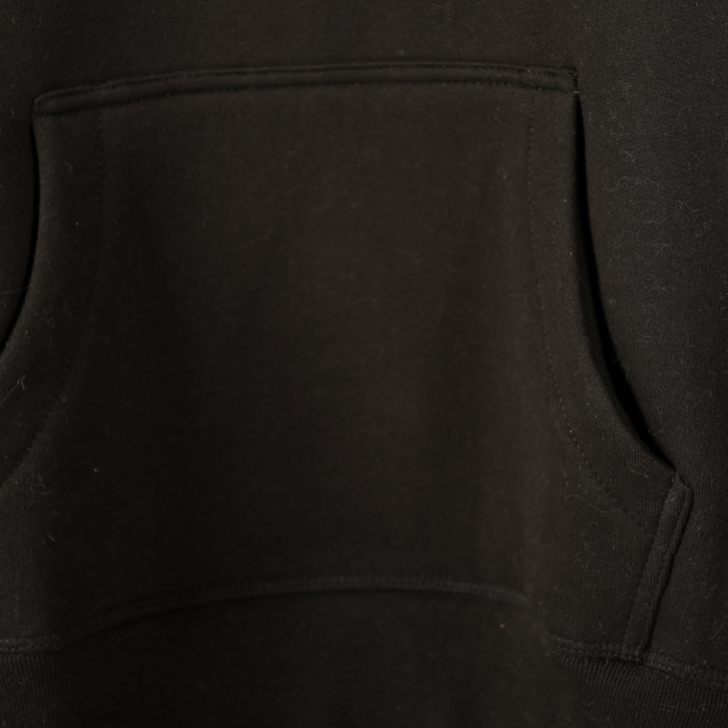 Pro-Script Pull Over Hooded Sweatshirt : BLACK with Red
