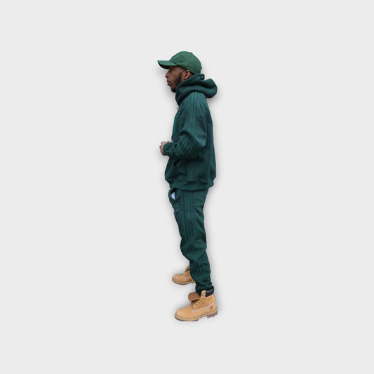 CASH TRACK SWEATSUIT : GREEN . GREEN