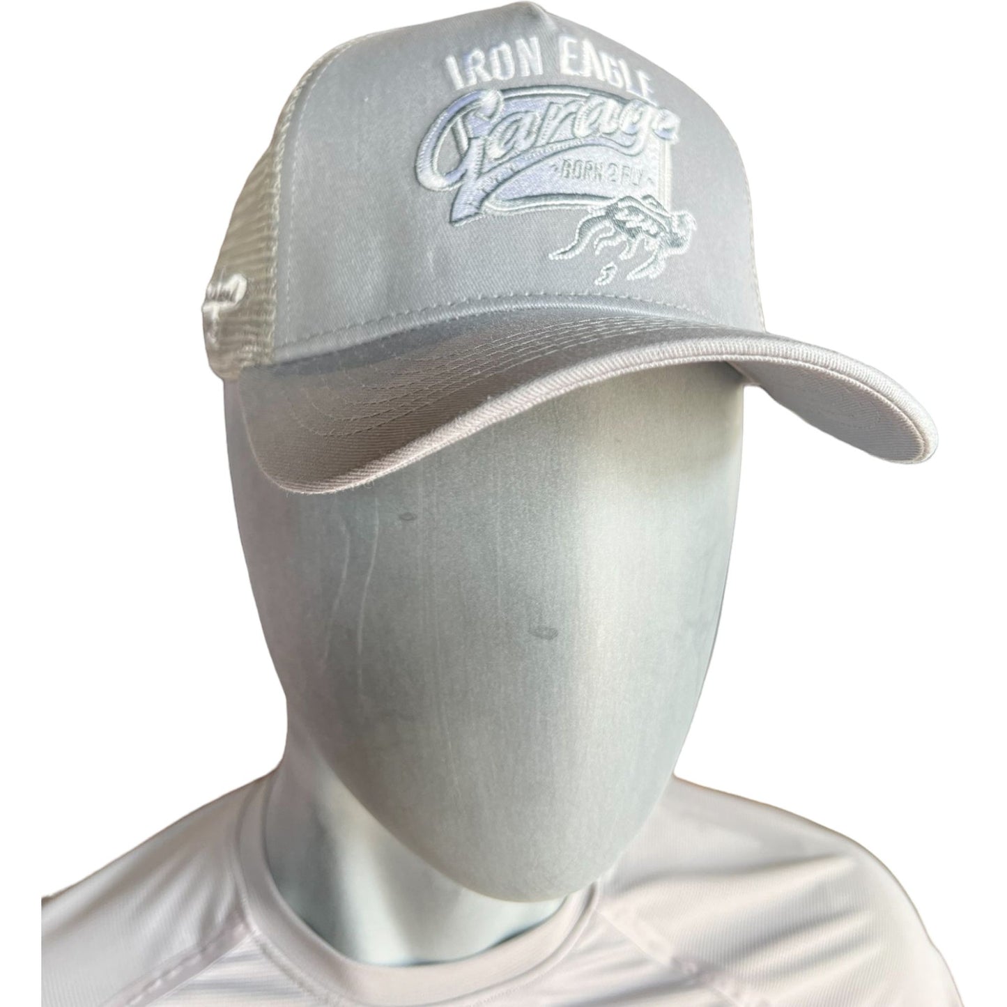 IRON EAGLE SURGE TSHIRT : Grey . White
