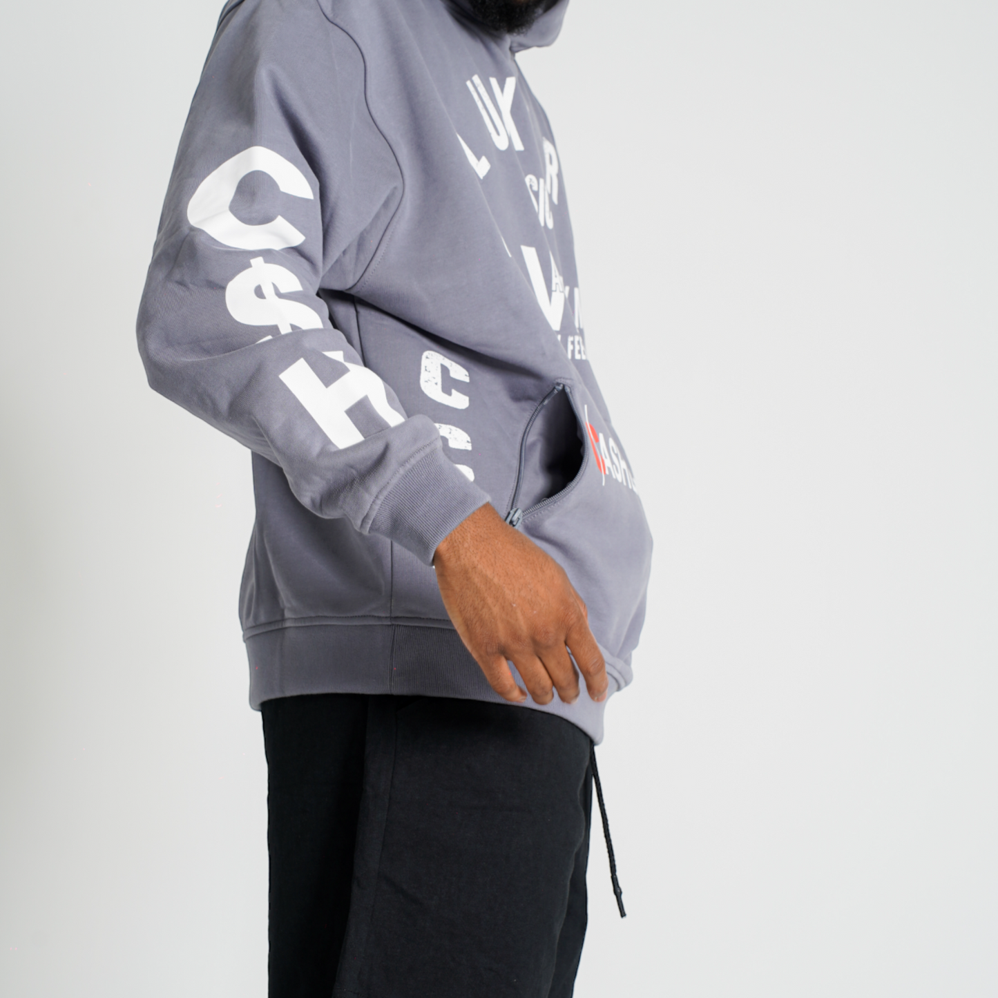 Luxe Basic Hoodie : Grey