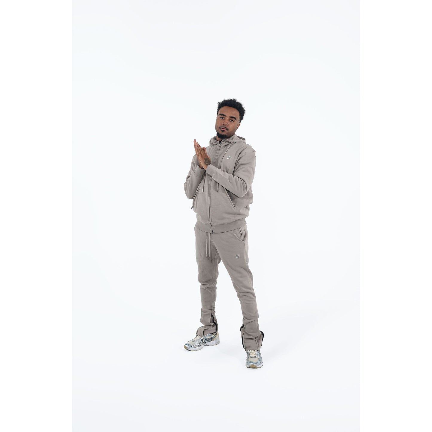 CHROME COMP HOODIE : KHAKI