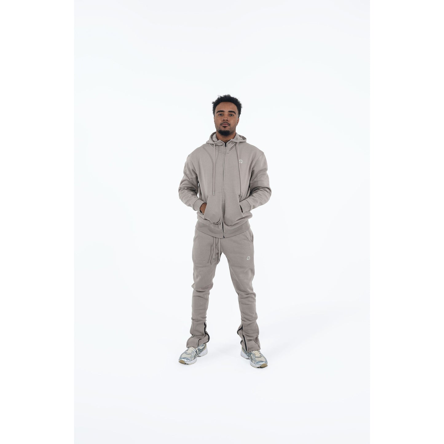CHROME COMP HOODIE : KHAKI