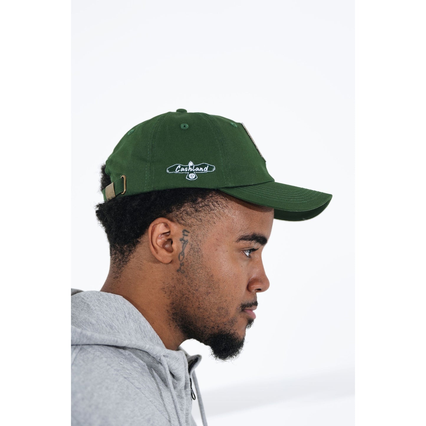 CHROME DAD HATS : GREEN