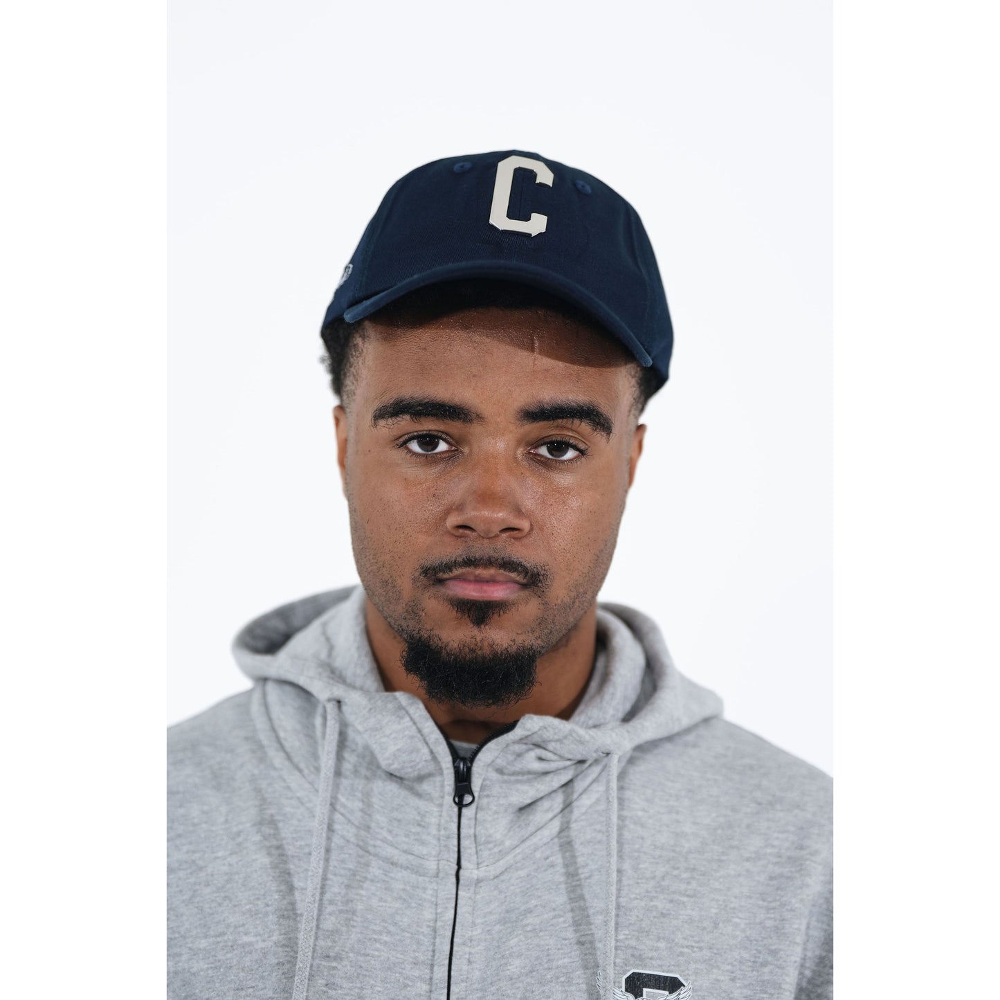 CHROME DAD HATS : NAVY