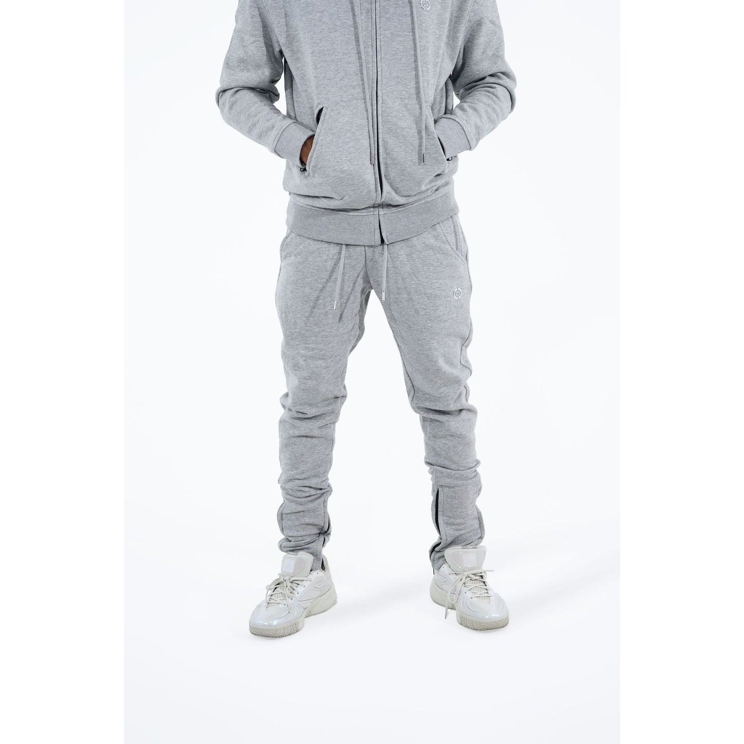 CHROME COMP JOGGERS : HEATHER GREY