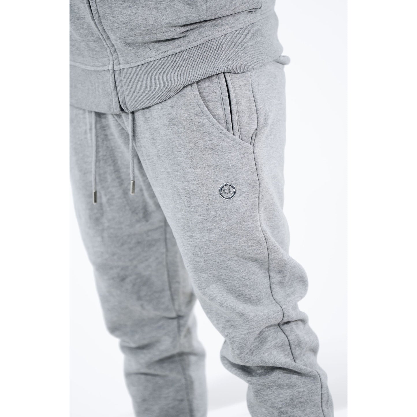 CHROME COMP JOGGERS : HEATHER GREY
