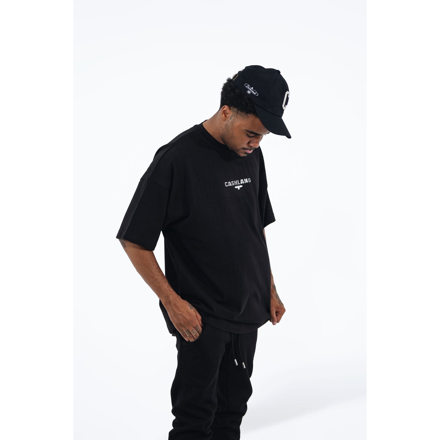 CHROME CASHLAND OS TSHIRT : BLACK