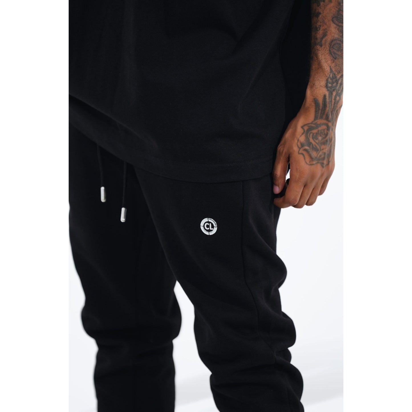 CHROME COMP HOODIE : BLACK