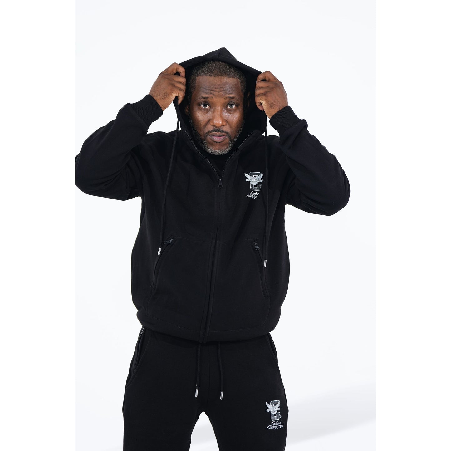 C-LAND HOODIE : BLACK
