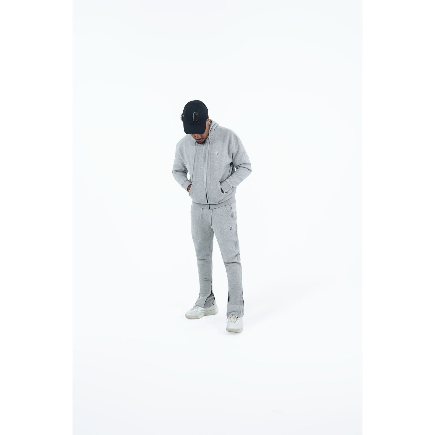 CHROME COMP JOGGERS : HEATHER GREY