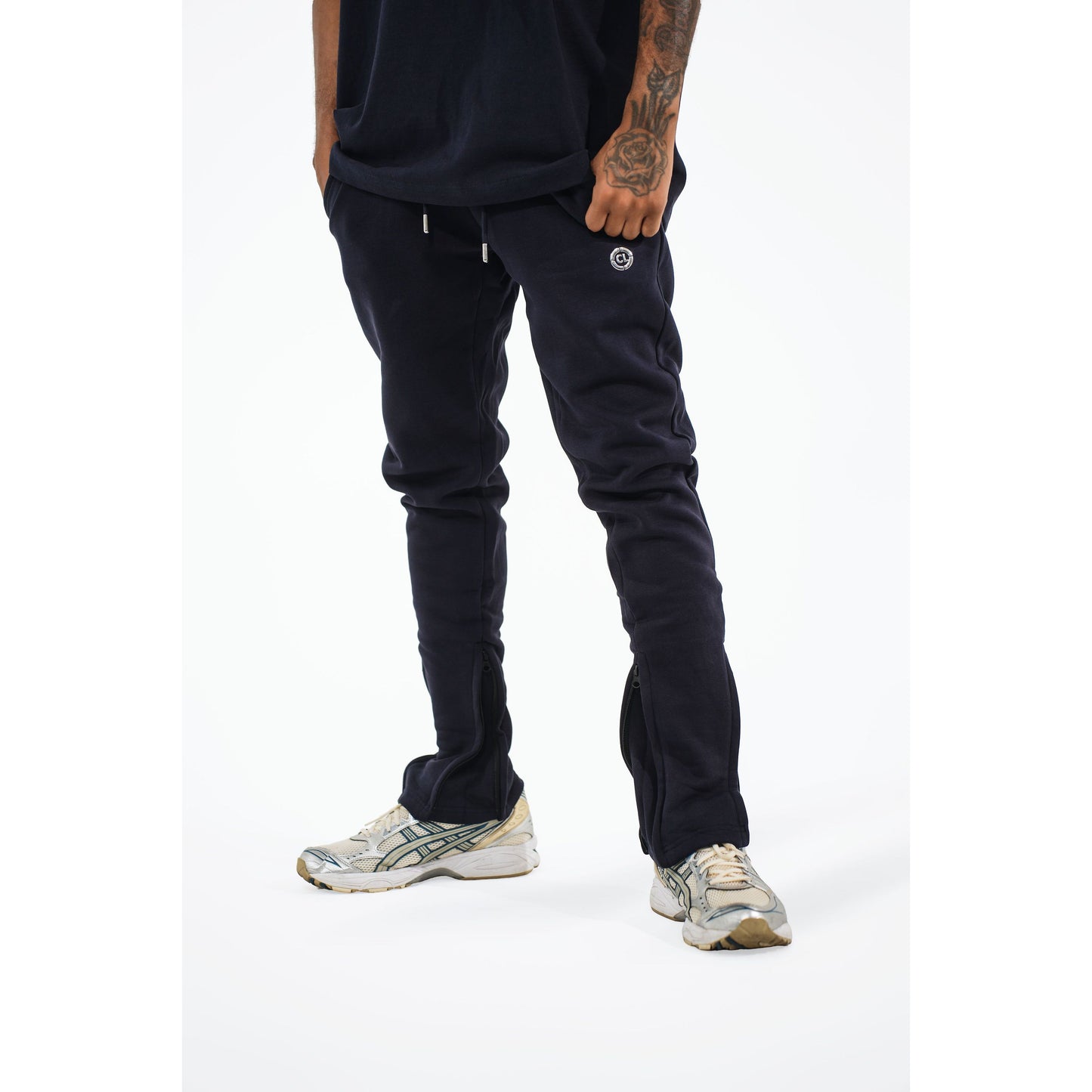 CHROME COMP JOGGERS : NAVY