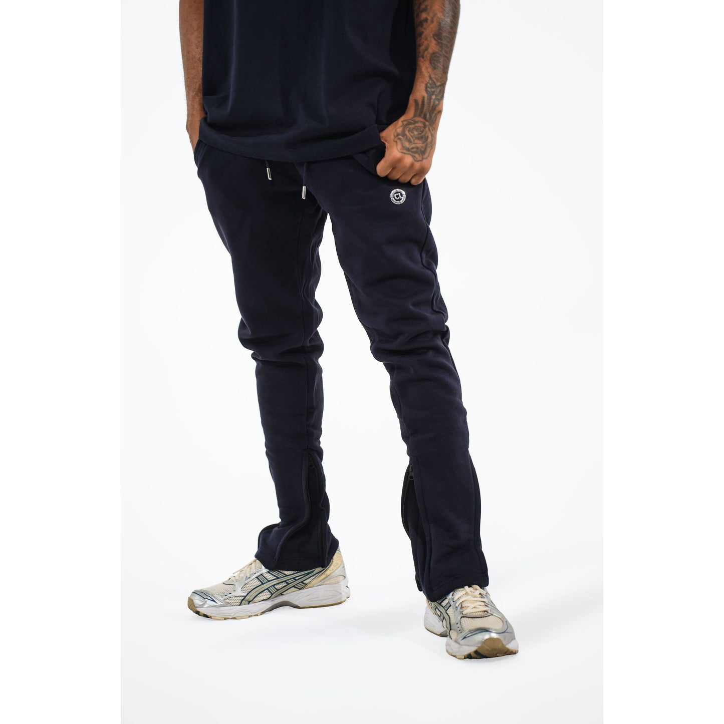 CHROME COMP JOGGERS : NAVY