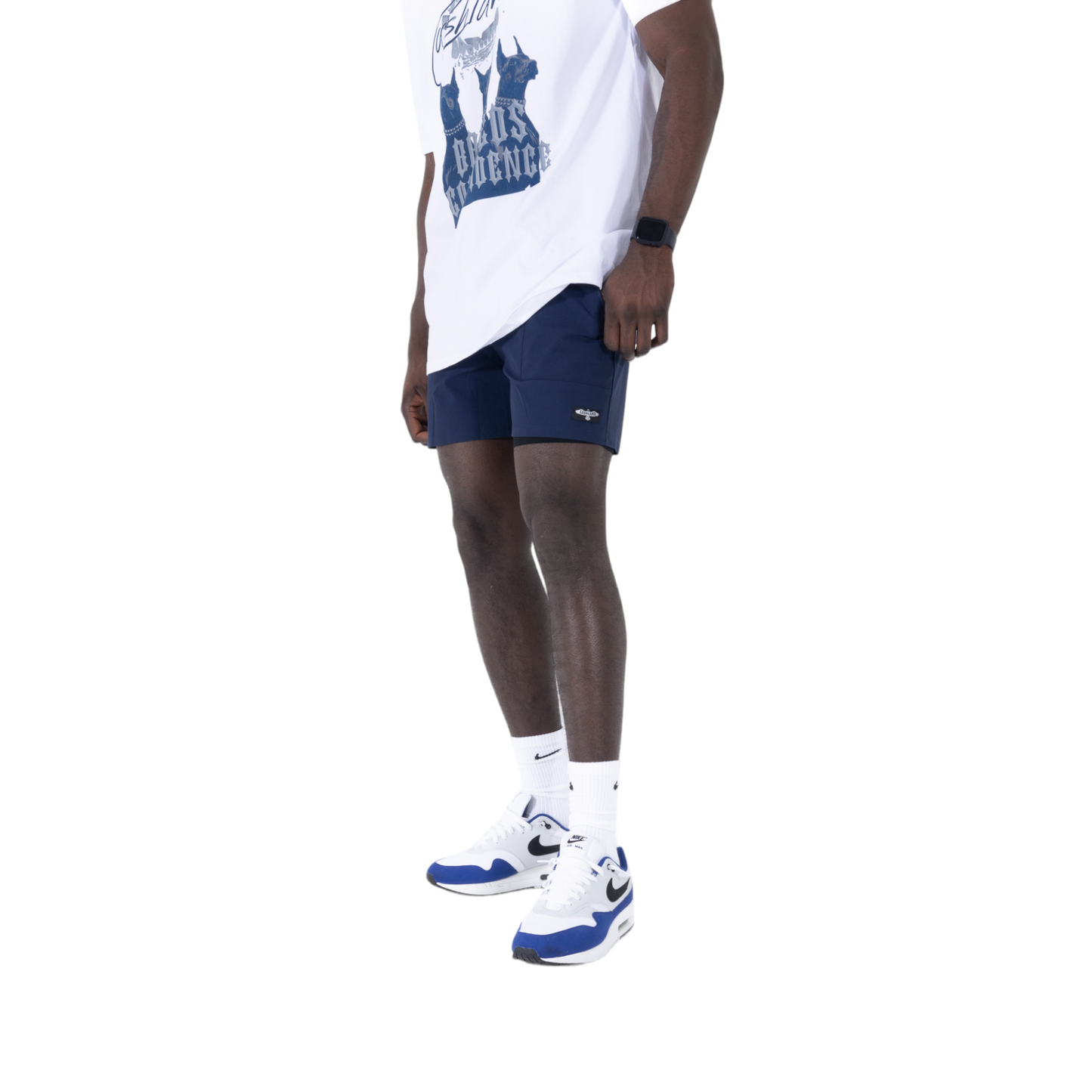 Cashland Breed T-shirt WHITE : NAVY Logo