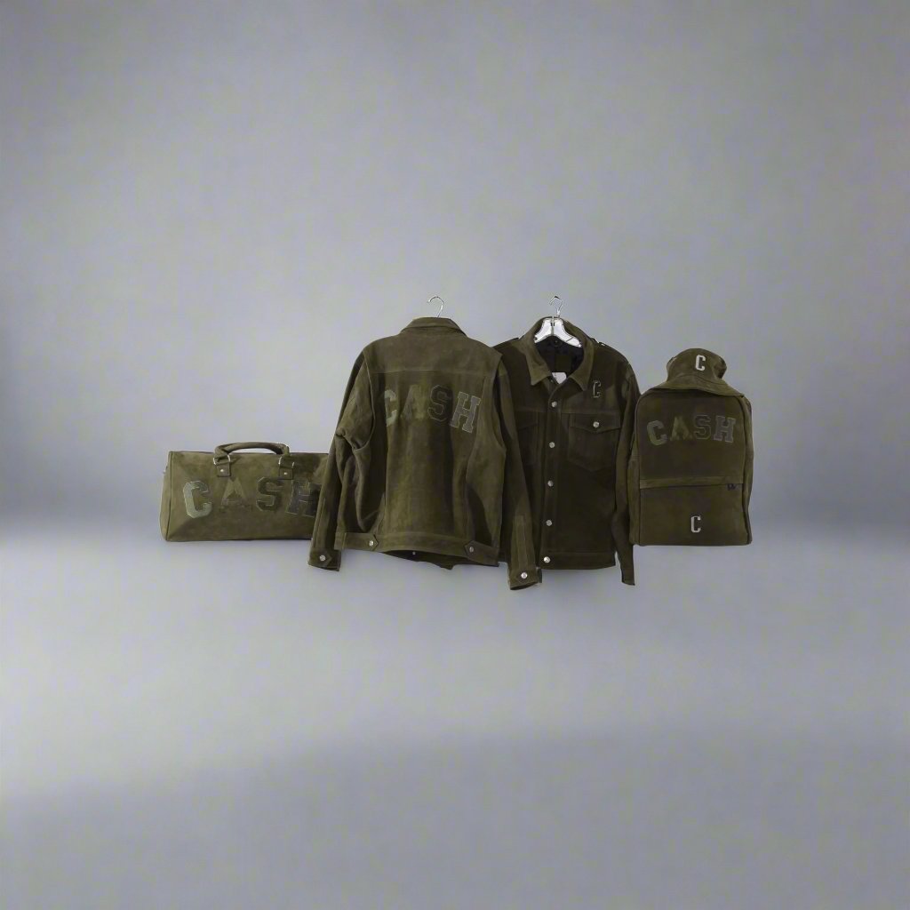 LEATHER NUBUCK DUFFLE BAG