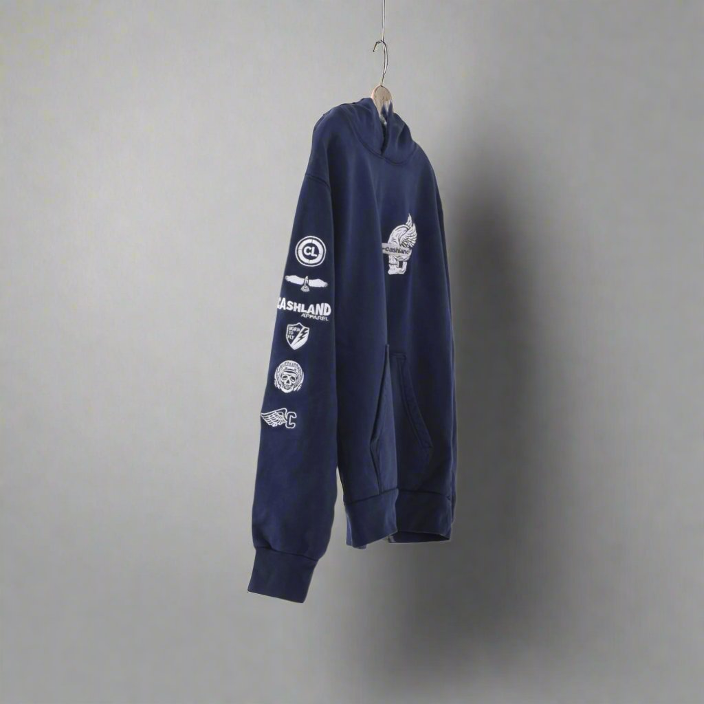BIKER SKULL HOODIE