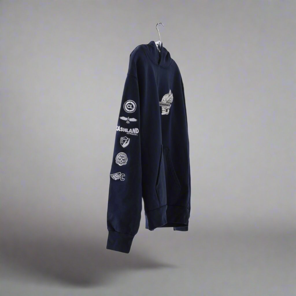 BIKER SKULL HOODIE