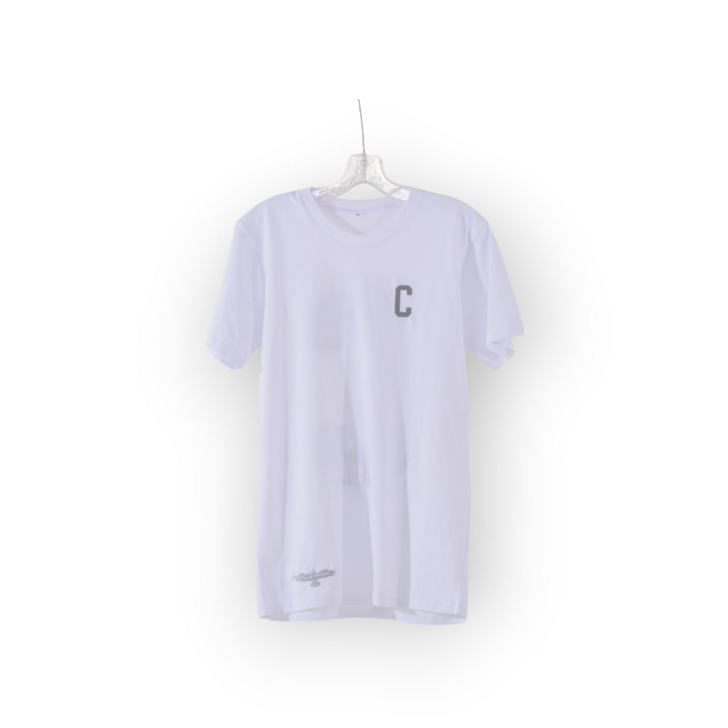 C - CASHLAND LOGO TSHIRT WHITE . GREY