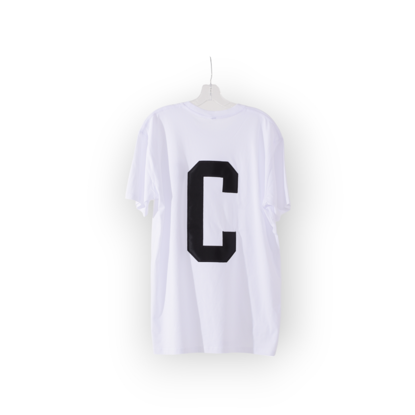 C - CASHLAND LOGO TSHIRT WHITE . BLACK