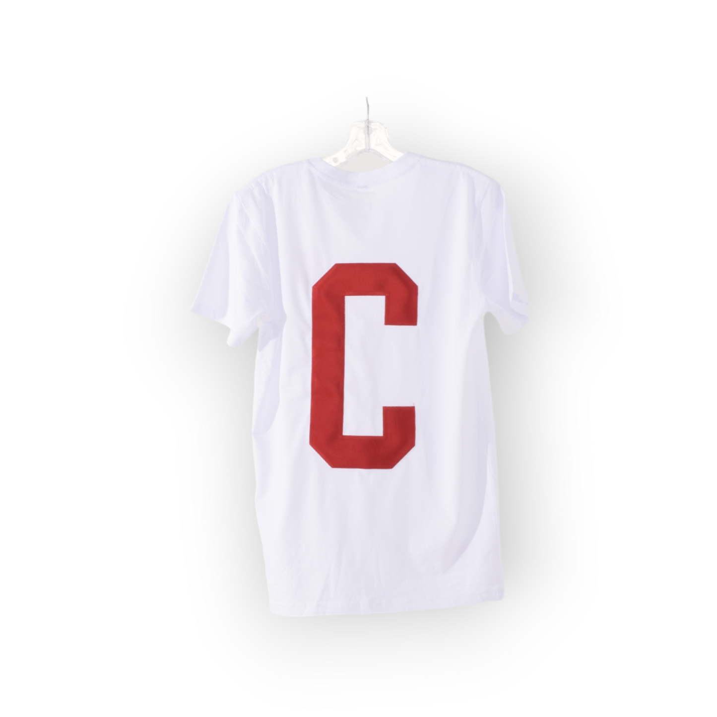 C - CASHLAND LOGO TSHIRT WHITE . RED