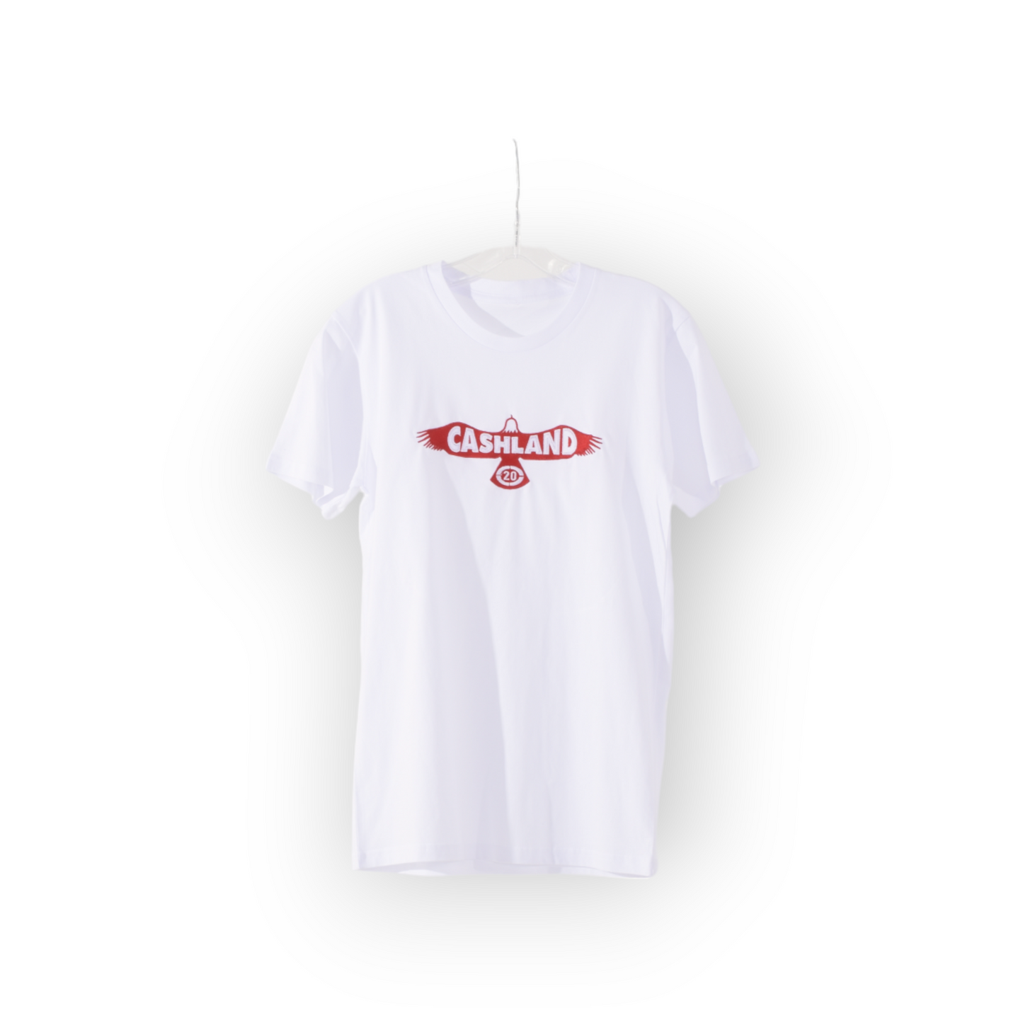 CASHLAND CLASSIC LOGO MID WHITE . RED