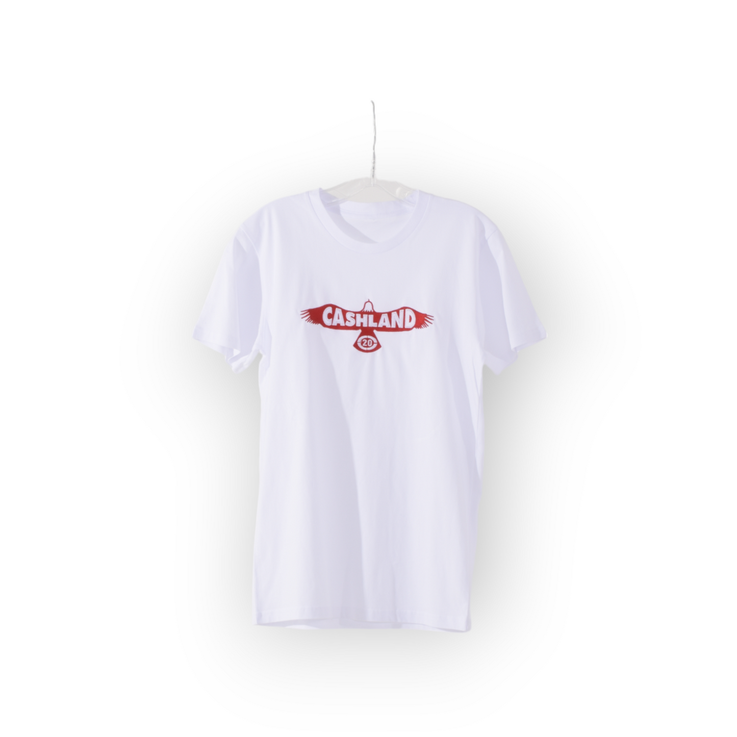 CASHLAND CLASSIC LOGO MID WHITE . RED