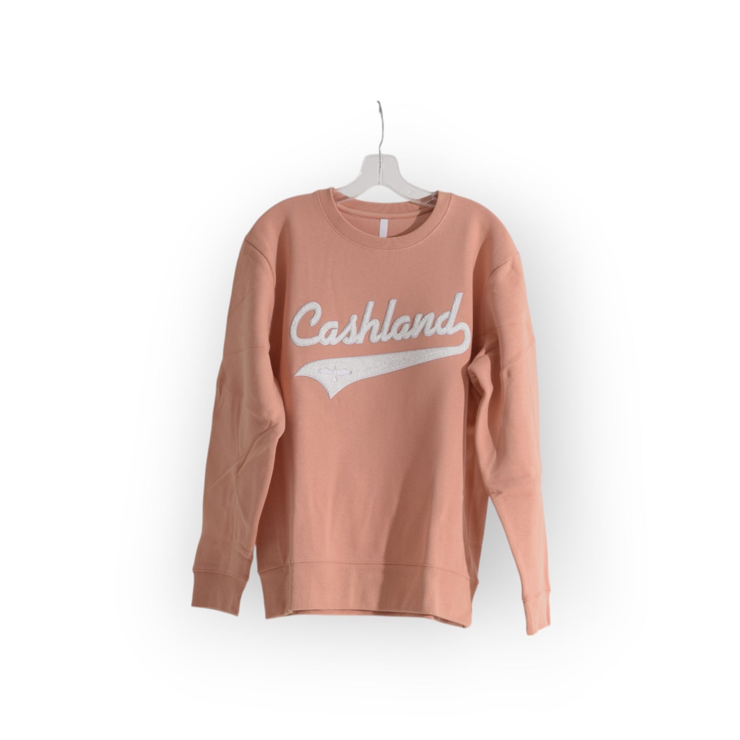 PEACH SHORT SET : WHITE SCRIPT