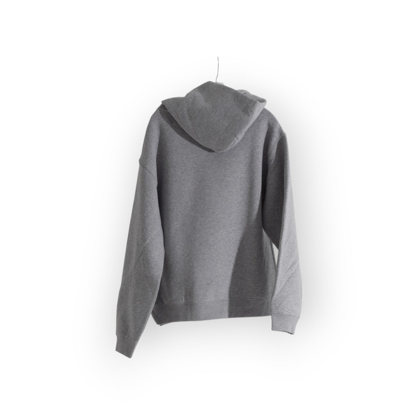 GREY HOODIE SHORT SET : BURGUNDY SCRIPT