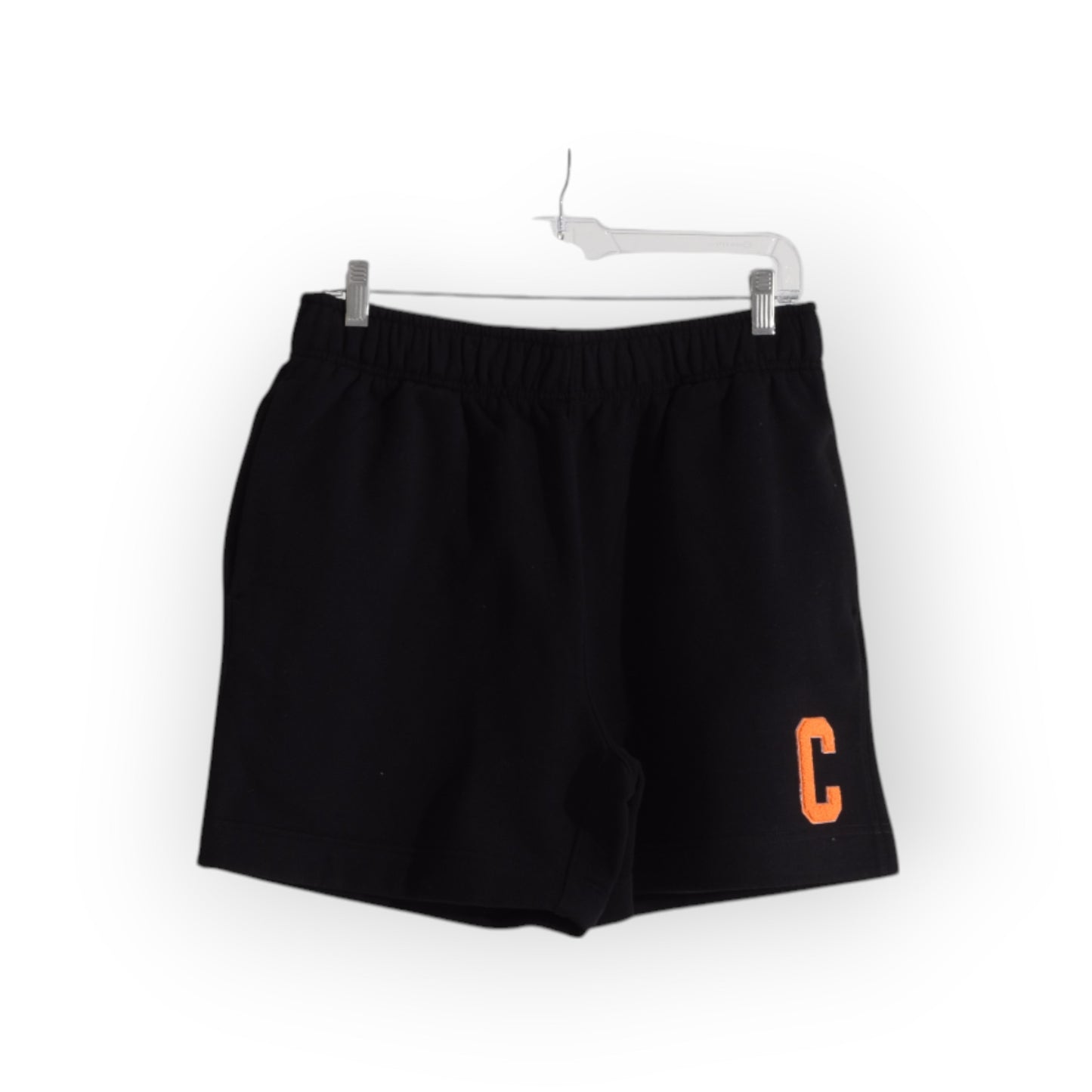 BLACK HOODIE SHORT SET : ORANGE C