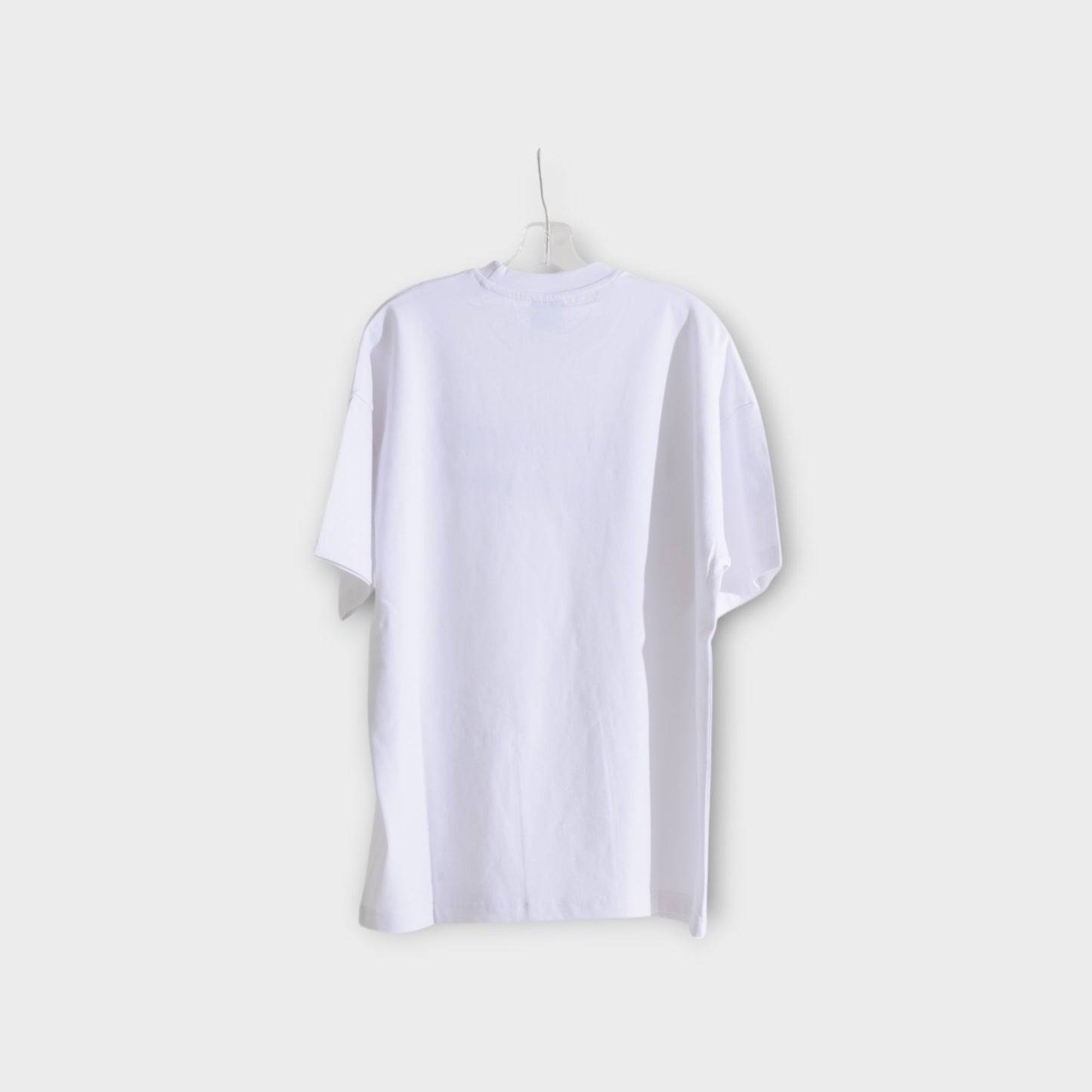 Pro Script Oversized Tshirt White . Navy