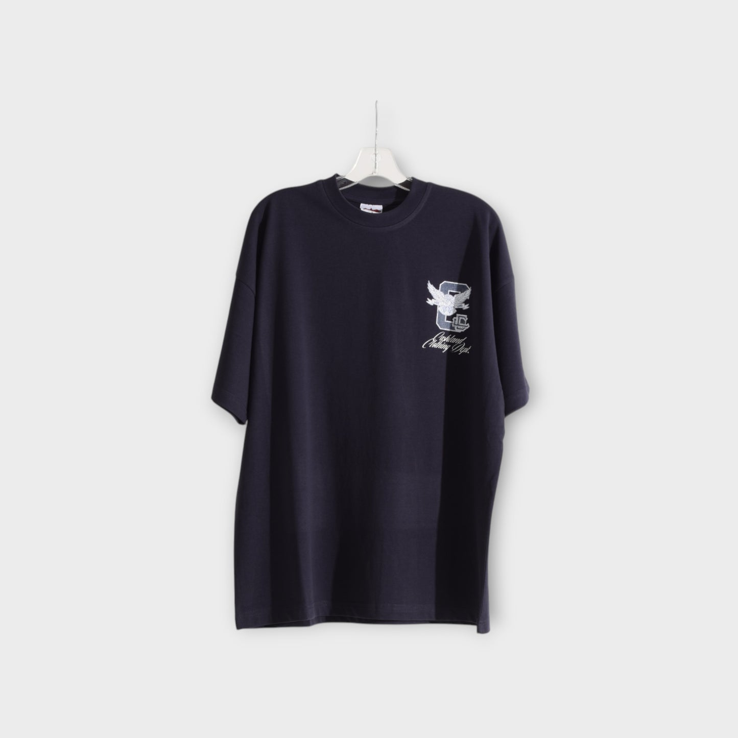 C-LAND Oversized Tshirt Navy . Silver . White