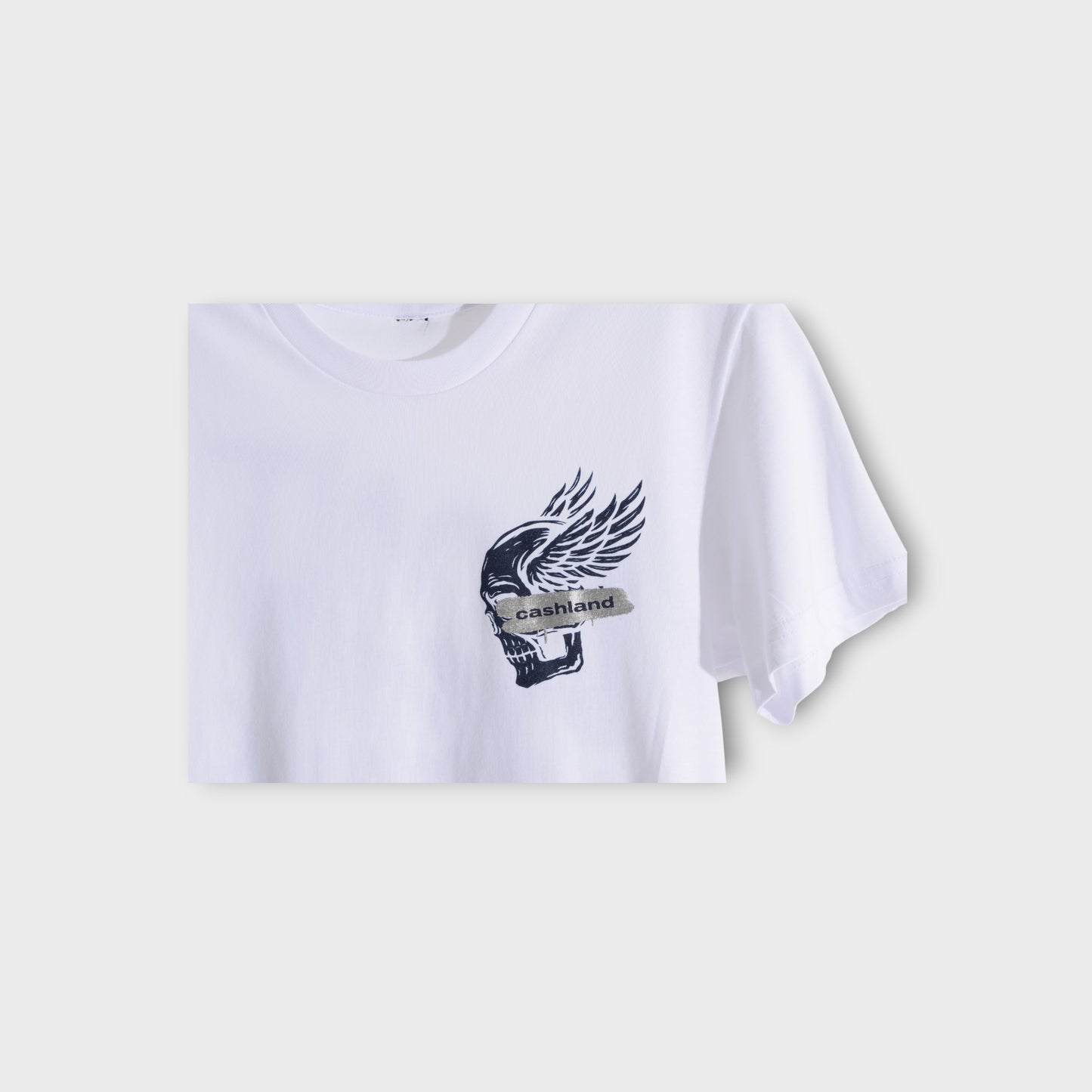 HUSTLE AND PREY . NAVY . SILVER