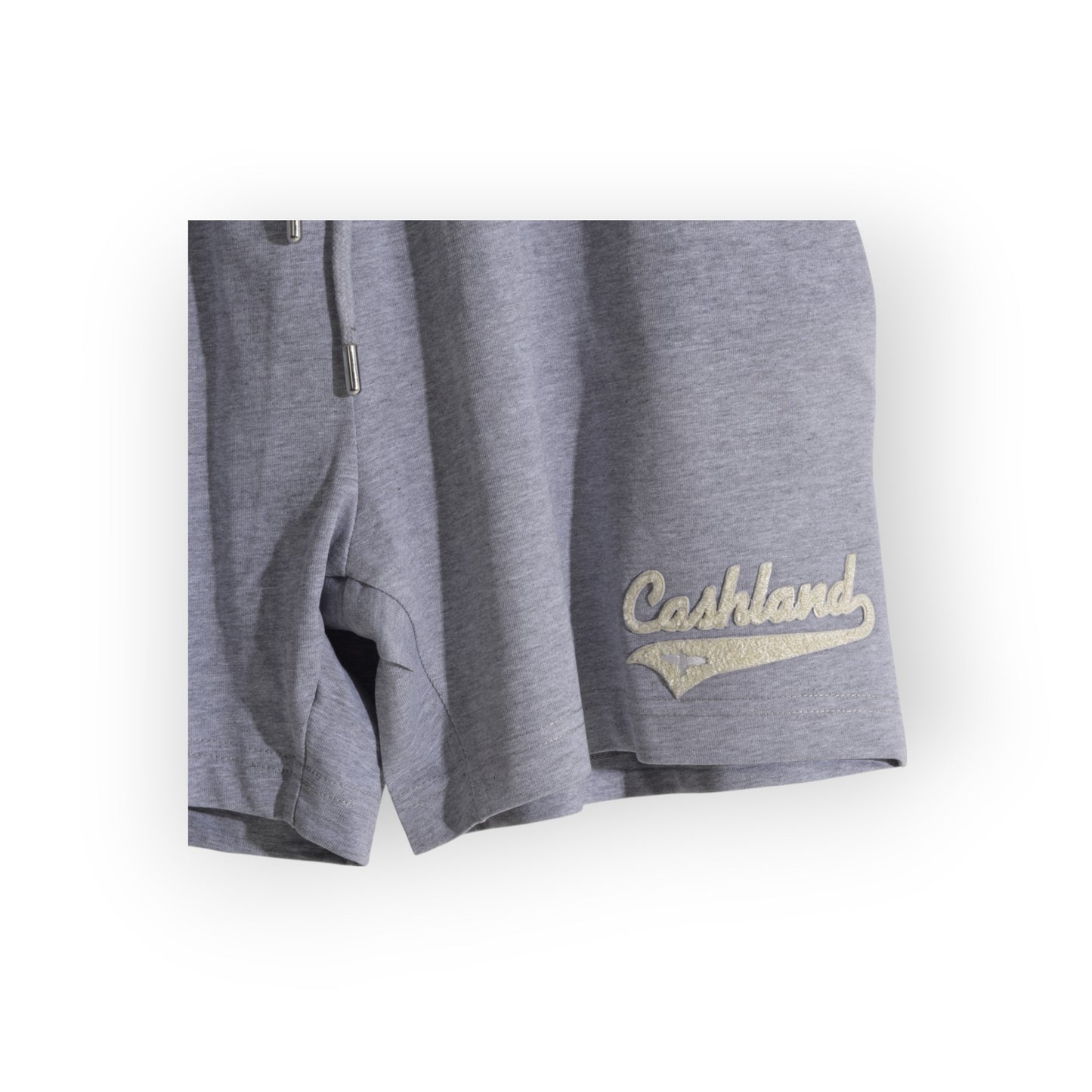 Cashland Varsity Short Set Grey . Cream