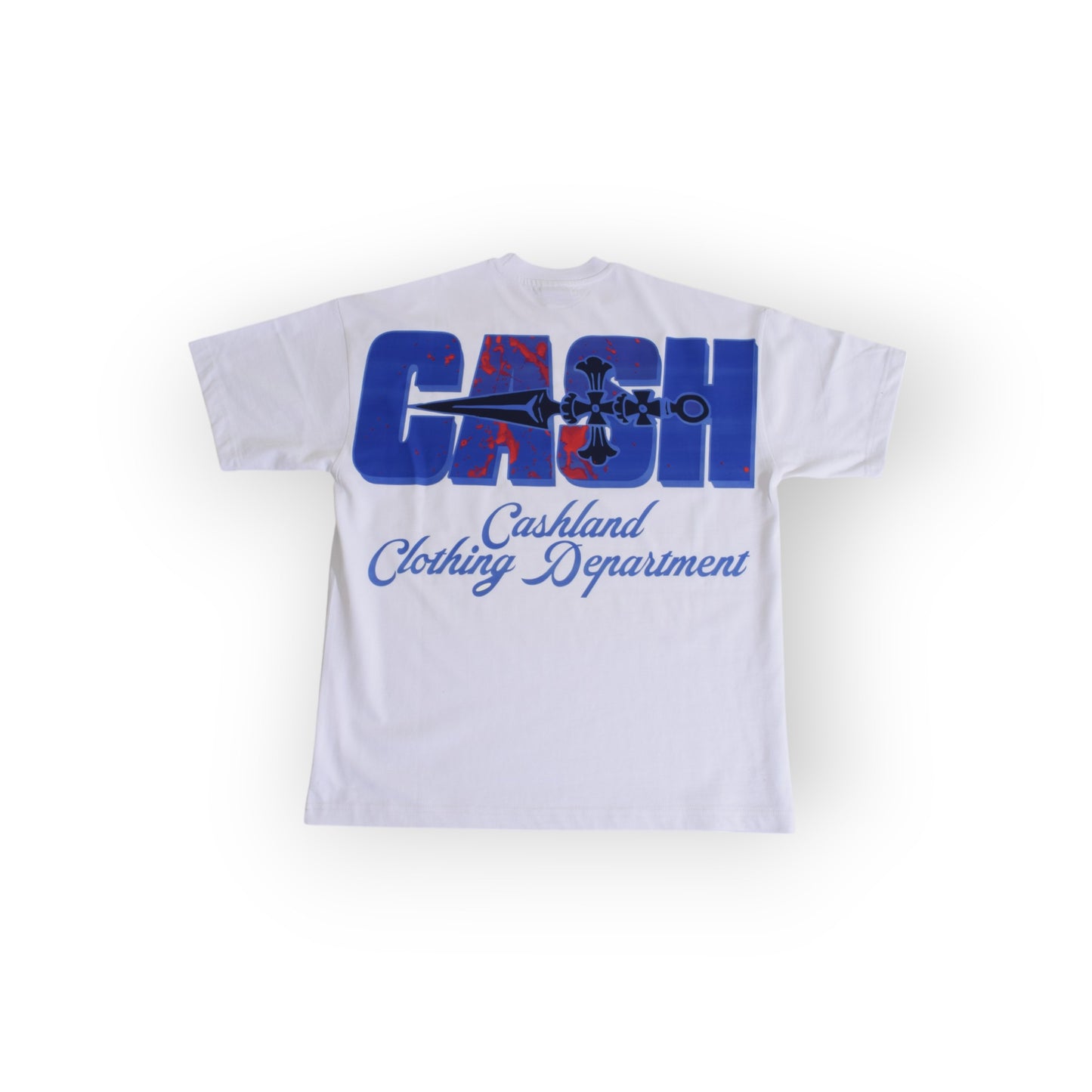 BIG CASH Short Set Royal . Red . Black on White . Black