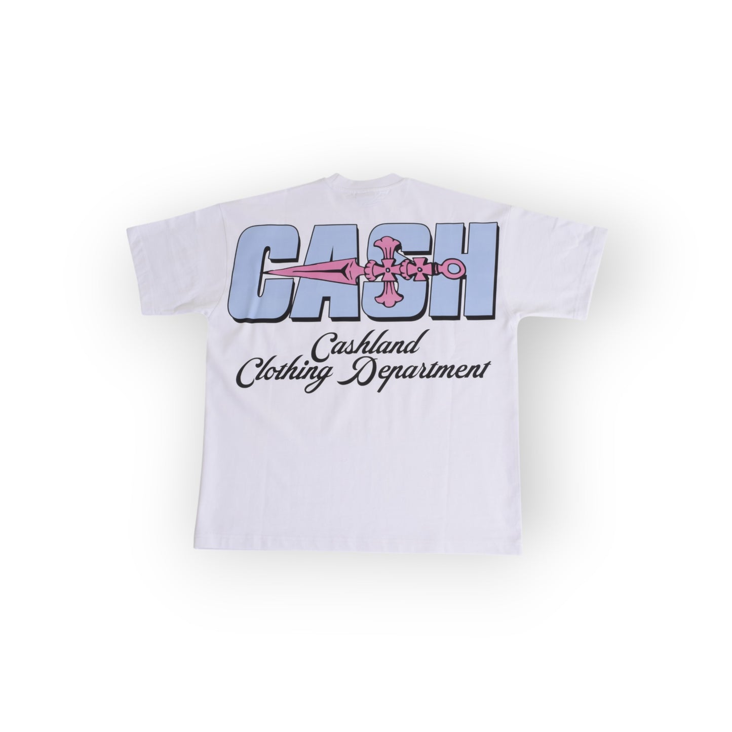 BIG CASH Short Set Powder Blue . Black . Pink on Grey . White