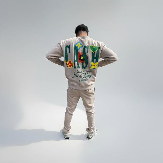 CASH STUDIO : TAN SWEATSHIRT