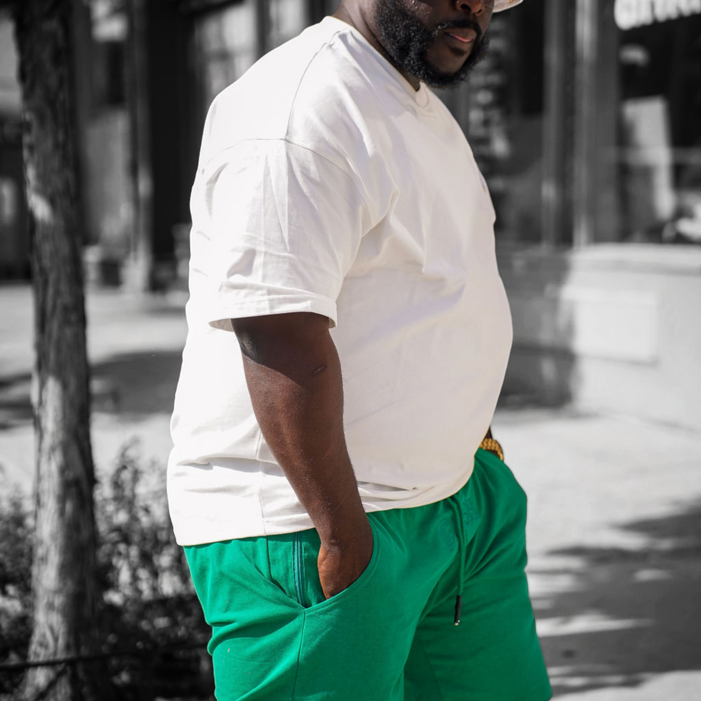 Chrome Shorts : Kelly Green