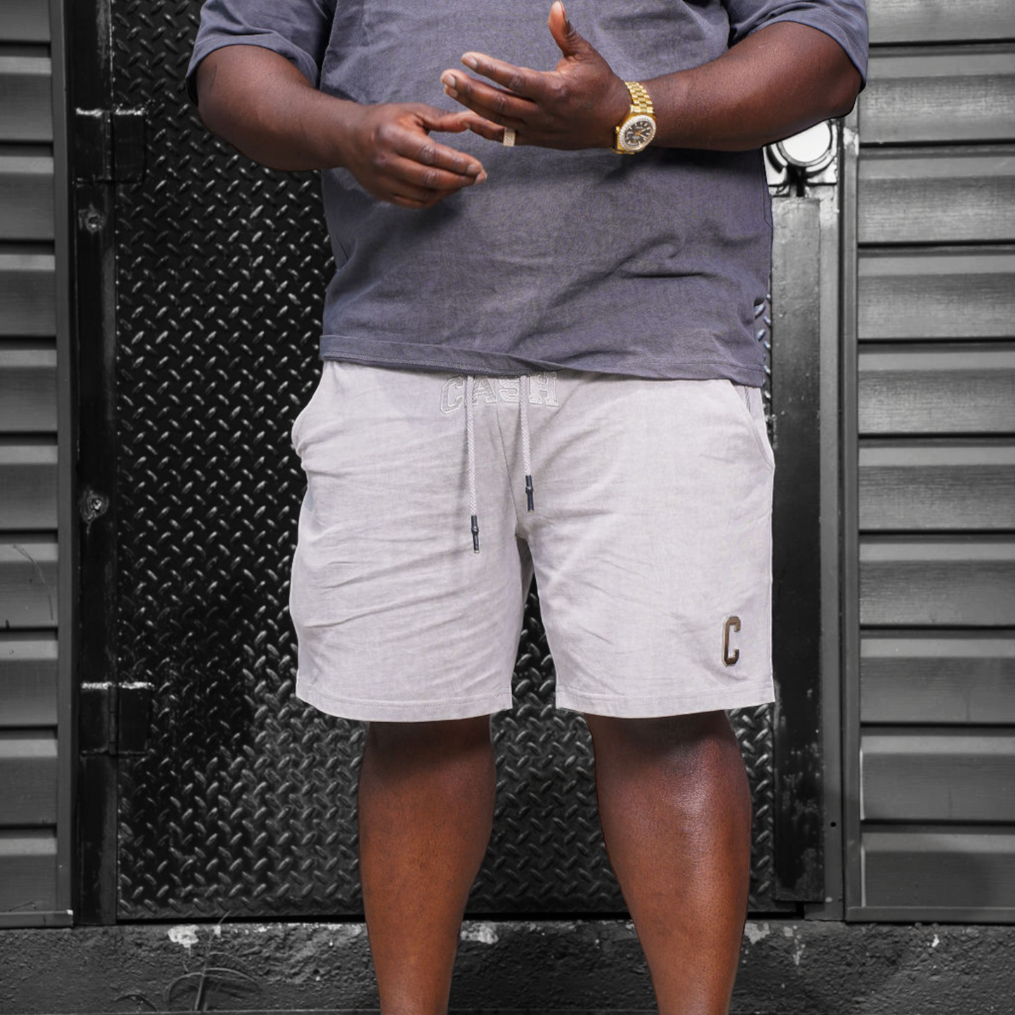 Chrome Shorts : Heather Grey