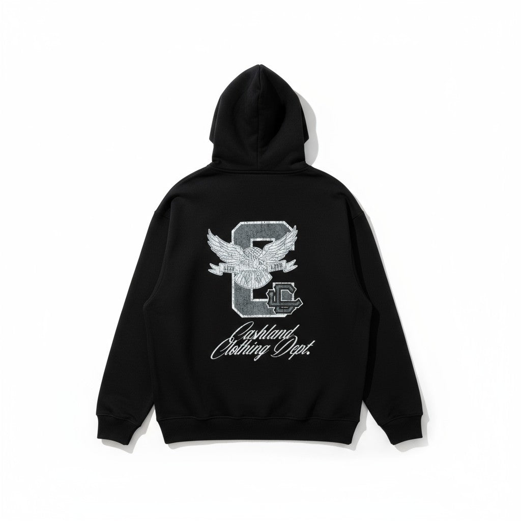 C-LAND HOODIE : BLACK