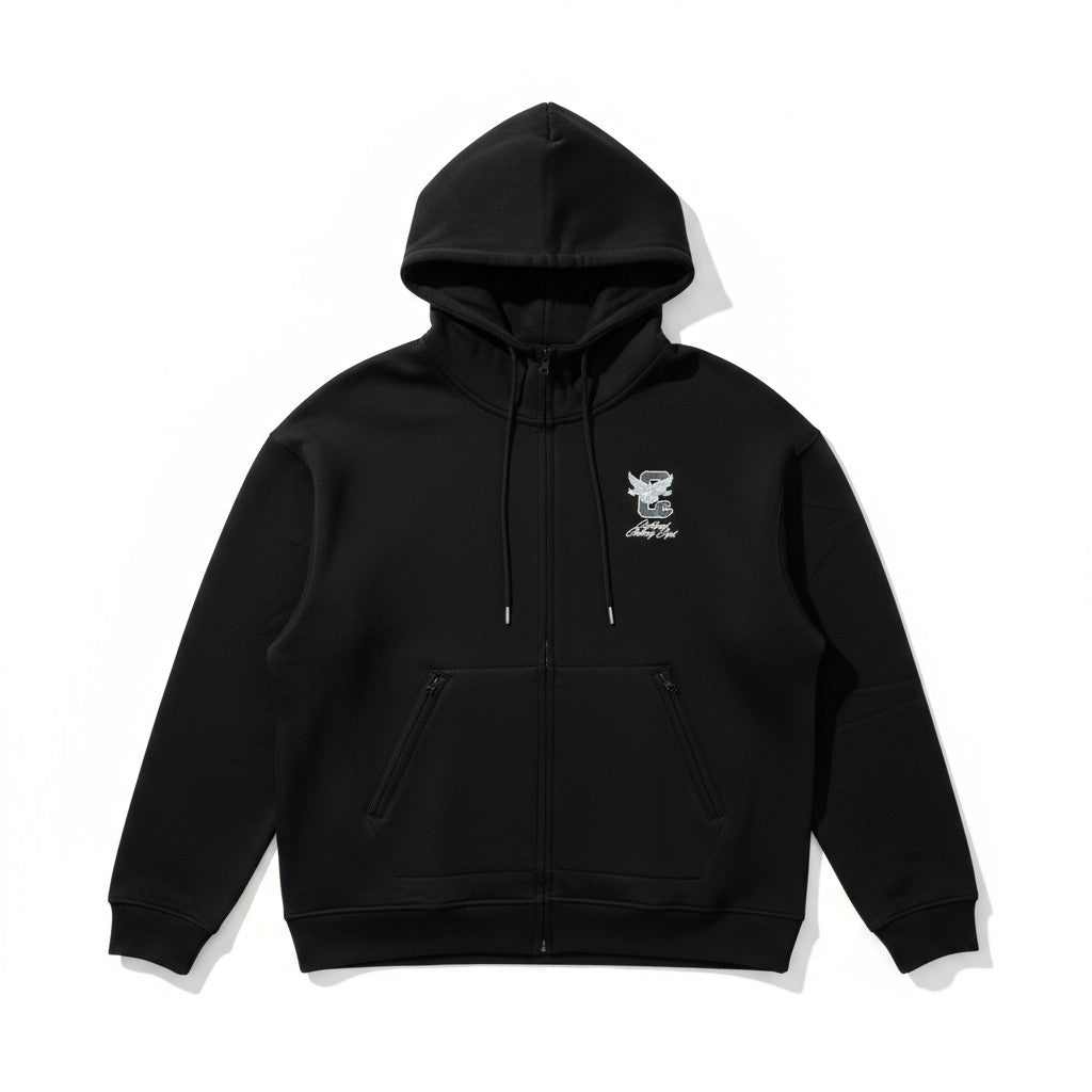 C-LAND HOODIE : BLACK