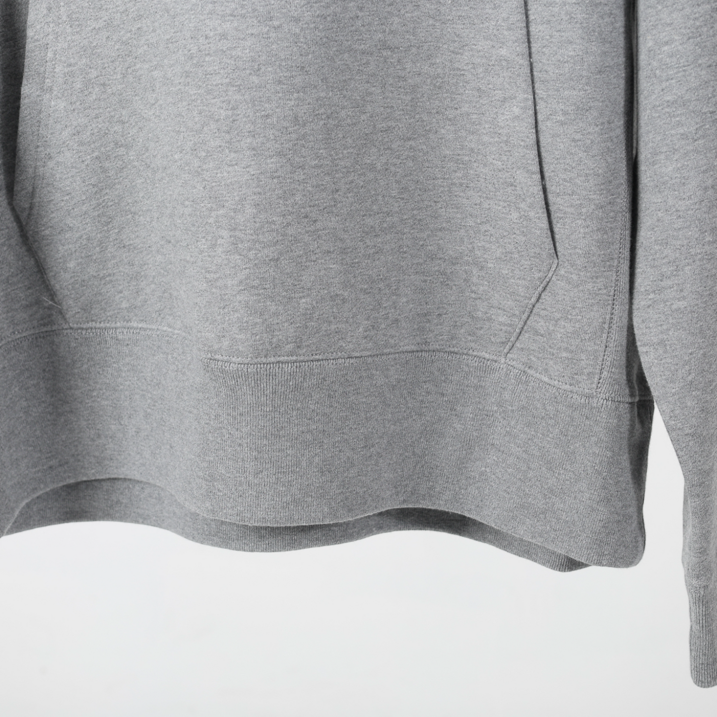 Pro-Script HEAVY Pull Over Hooded Sweatshirt : GREY with Red