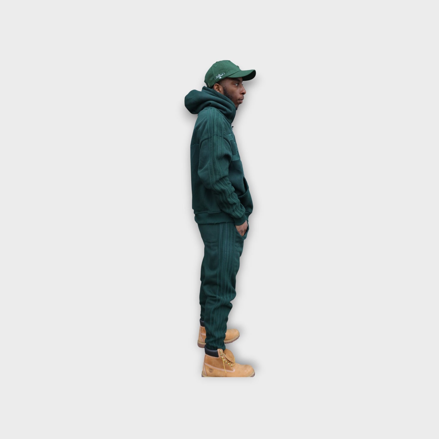 CASH TRACK SWEATSUIT : GREEN . GREEN
