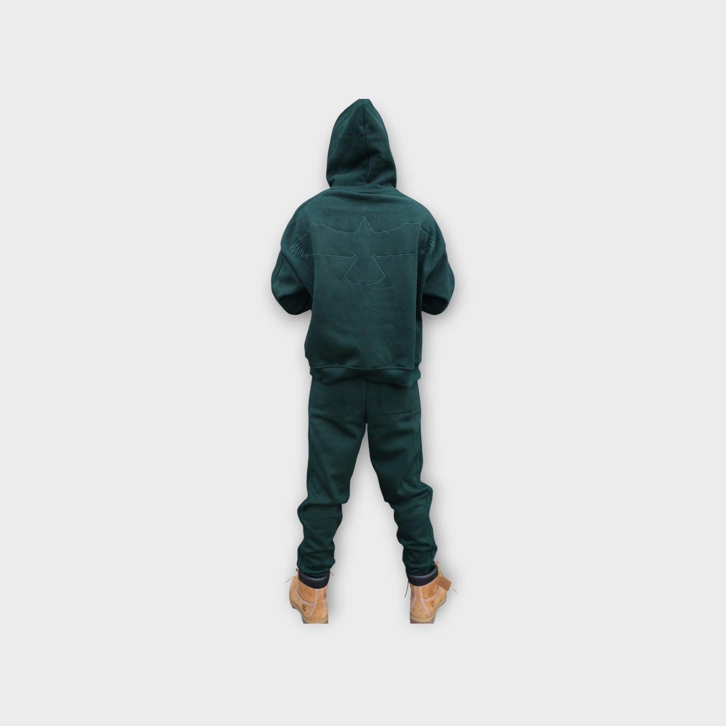 CASH TRACK SWEATSUIT : GREEN . GREEN