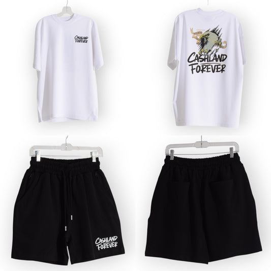 Cashland Forever White . Black Set