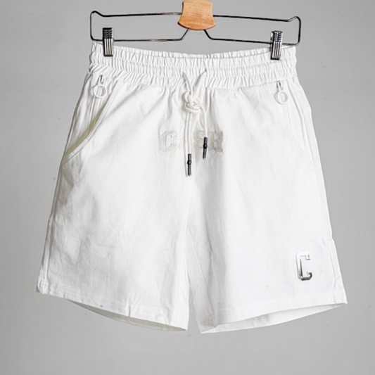 Chrome Shorts : White