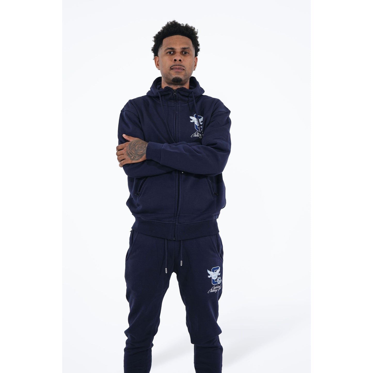 C-LAND JOGGERS : NAVY