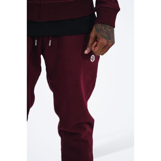 CHROME COMP JOGGERS : BURGUNDY