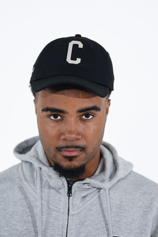 CHROME DAD HATS : BLACK